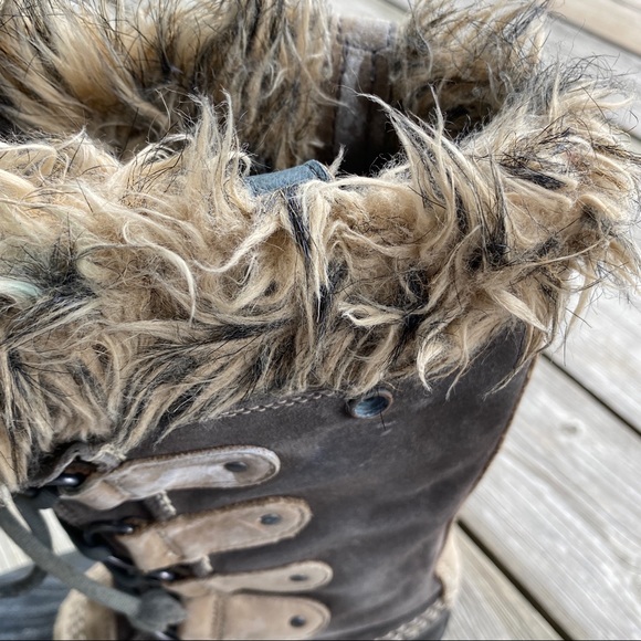 Sorel Joan Of Arctic Dark Brown Boots - Picture 10 of 15